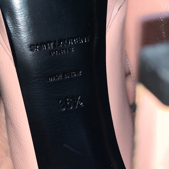 Saint Laurent Janis Pointy Toe Platform Pumps - Picture 7 of 8